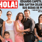 Eduardo Capetillo és családja a Hello magazin címlapján