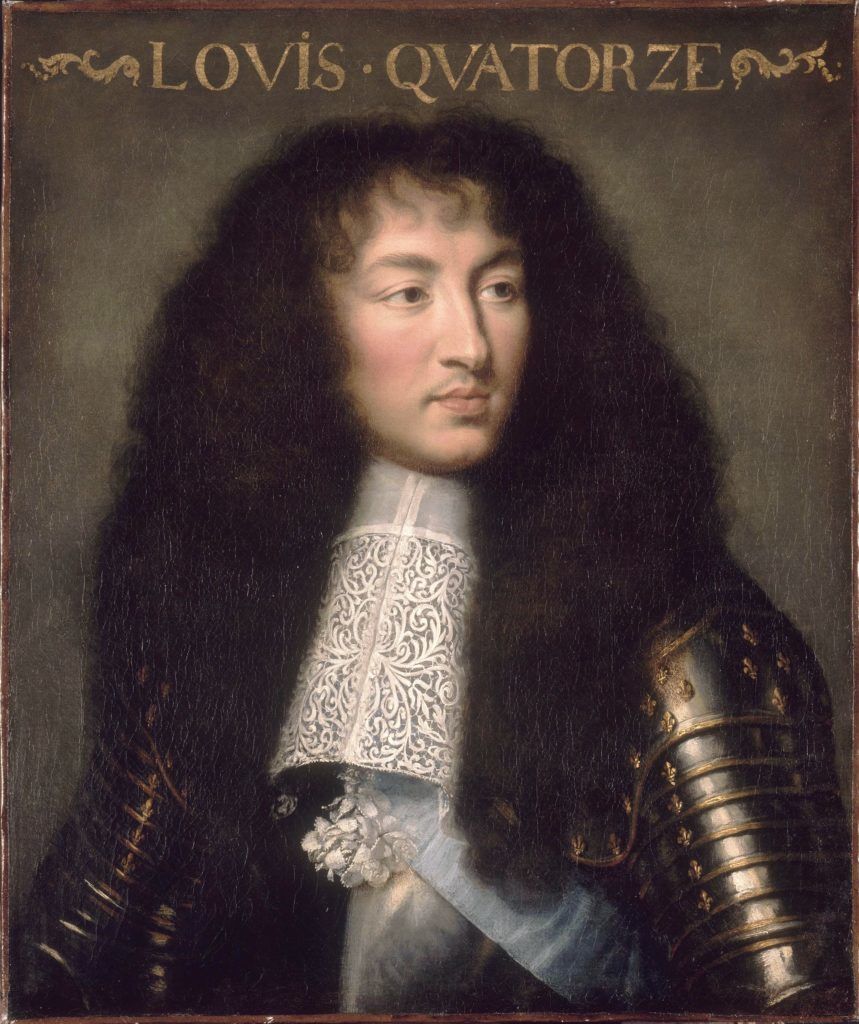 XIV. Lajos 1661-ben, azaz nagyjából abban az időben, amikor Louise Marie-Thérèse született (forrás: Wikipedia)