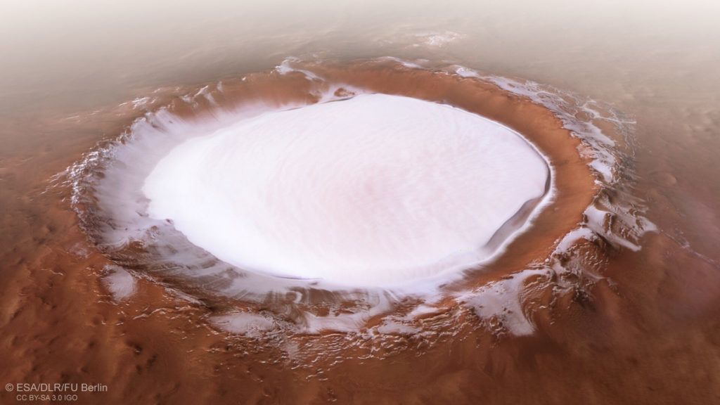 Elképesztő fénykép a Marson található vízről