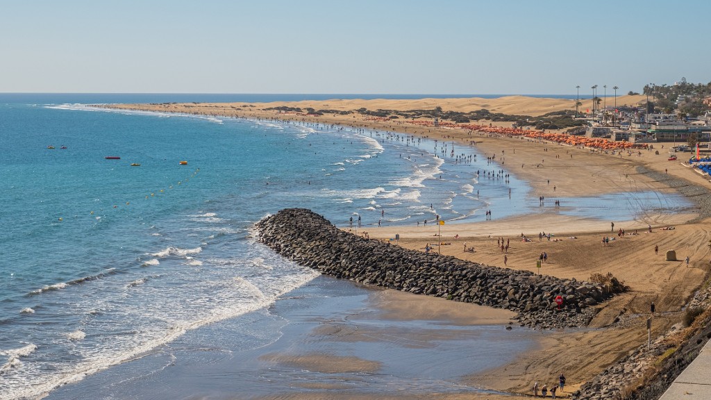 A maspalomasi strand Spanyolországban (fotó: Pixabay)