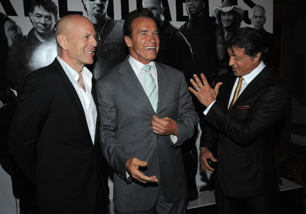 Bruce Willis tahó a rajongóival és a filmesekkel is