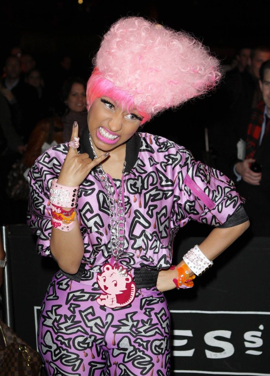 Nicki Minaj pink haja