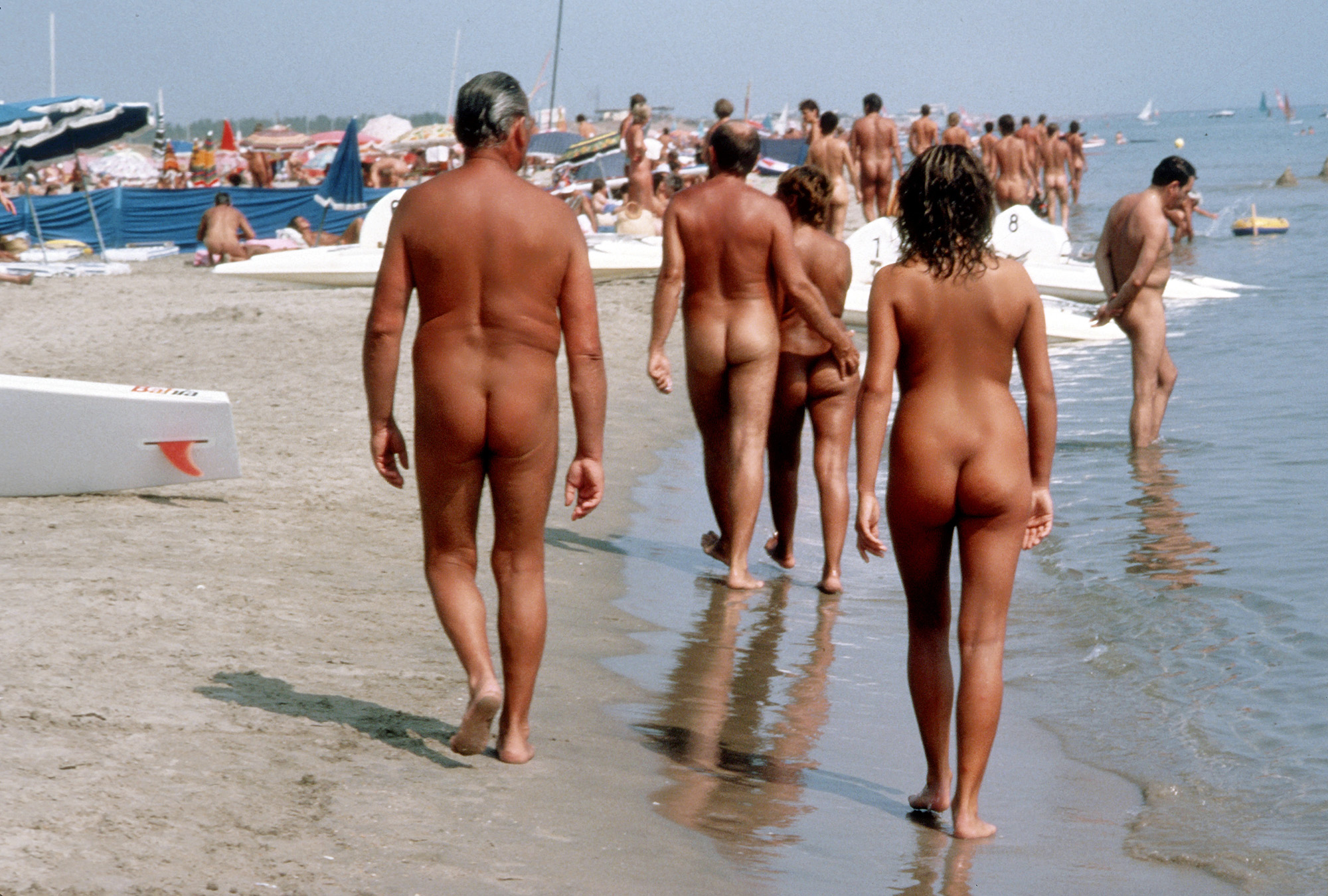 A Cap D'Agde 1980 körül (fotó: Sonia Moskowitz/Images/Getty Images)