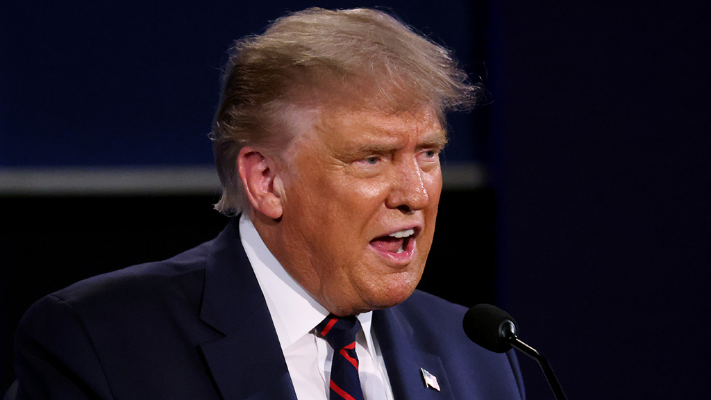 Donald Trump magát adta az elnökjelölti vita során