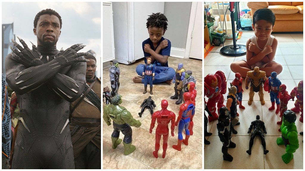 Szuperhős-figurákkal gyászolják a gyerekek Chadwick Bosemant, a Fekete Párduc sztárját