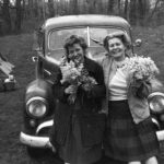 Asszonyok virággal a 60-as években
