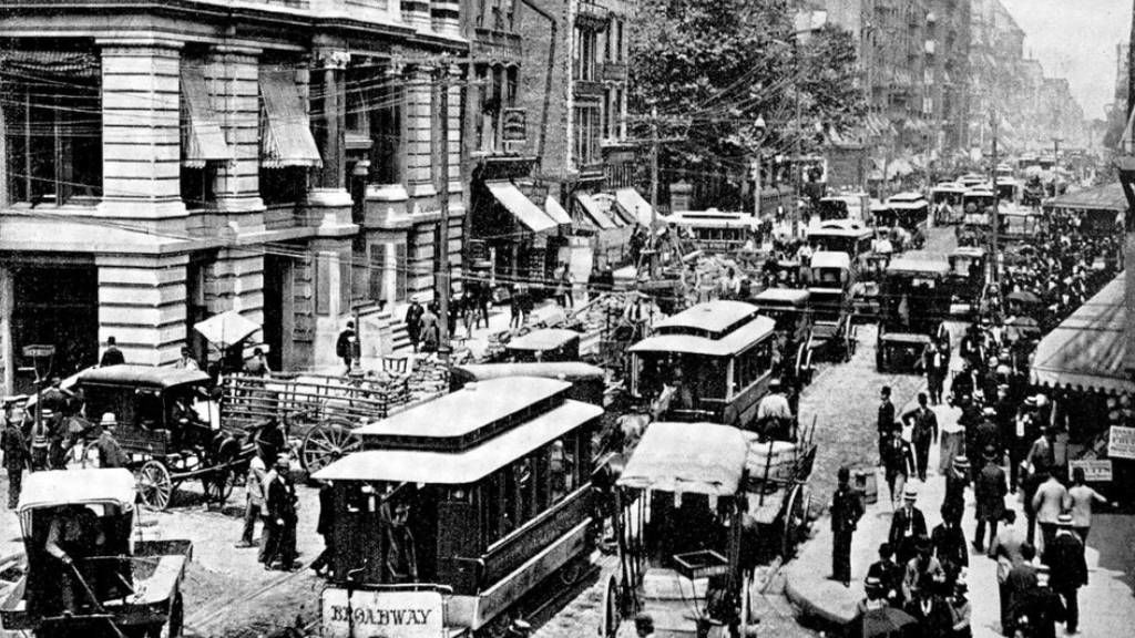 New York forgalma 1900-ban