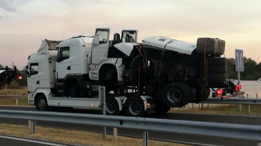 Transformerst fogtak a rendőrök az M5-ös autópályán
