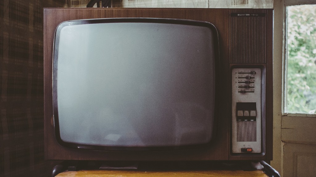 Egy régi tévékészülék (fotó: Pixabay)
