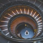 A Vatikán múzeum lépcsője