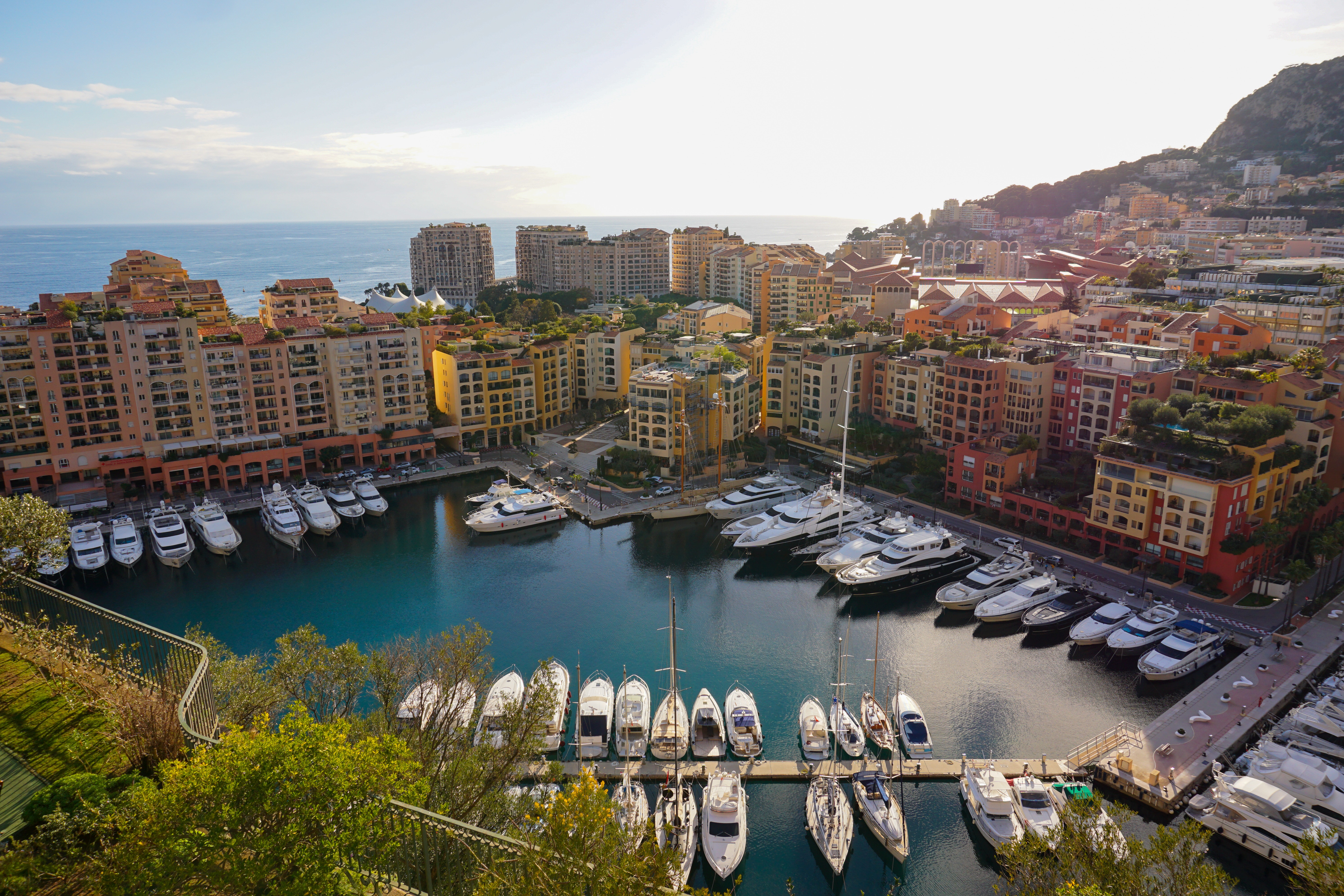 Monaco jachtkikötő