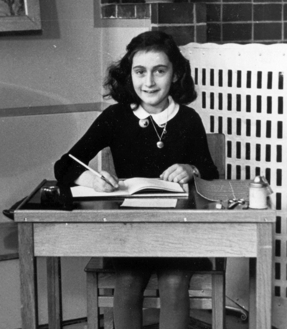 Anne Frank 1940-ben (fotó: Wikipedia)