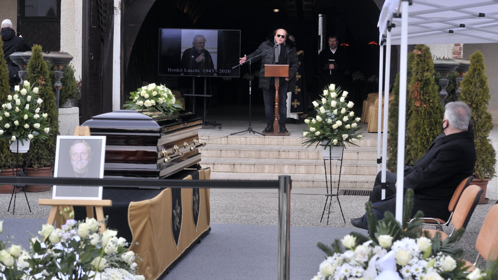 Benkő László temetése