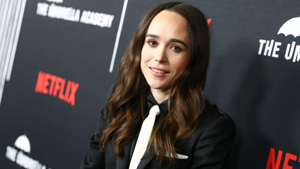 Ellen Page az Umbrella Academy bemutatóján