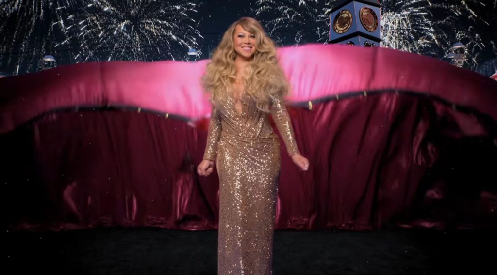 Mariah Carey csillogó ruhája