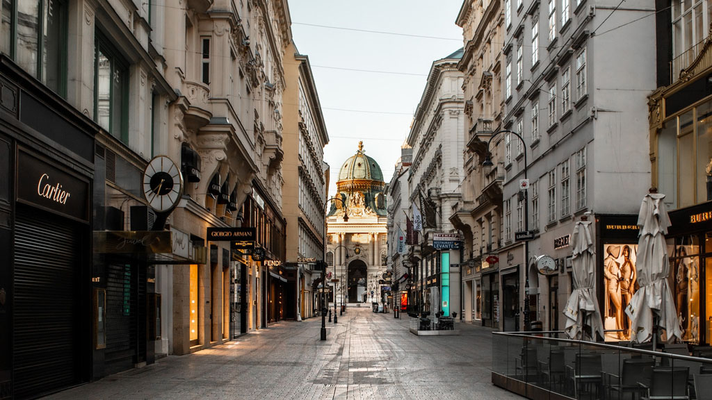 Bécs utcái konganak az ürességtől / Fotó: Unsplash