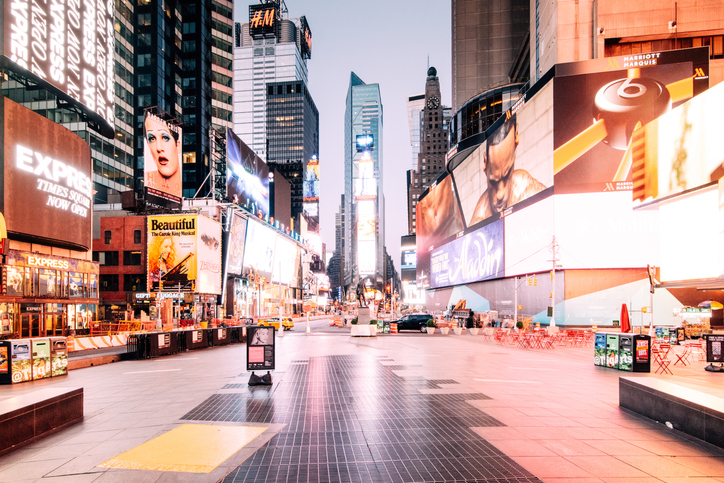 New York, Times Square a koronavírus után