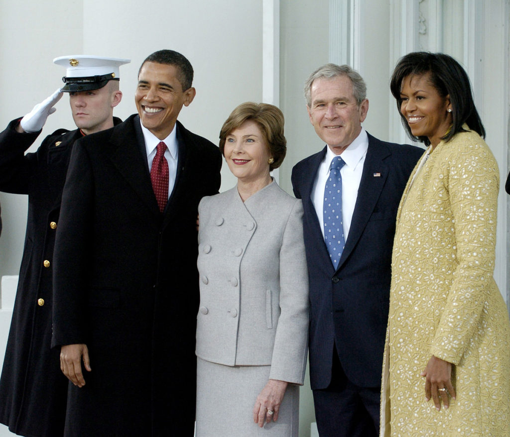 Michelle Obama és George W. Bush különös barátsága