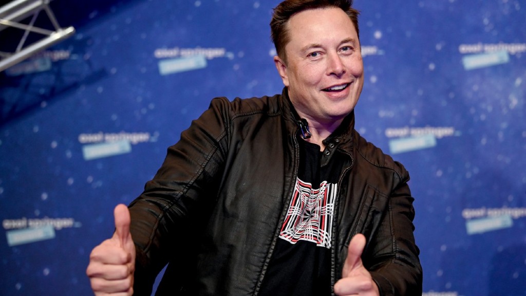 Elon Musk örül (fotó: Profimédia)