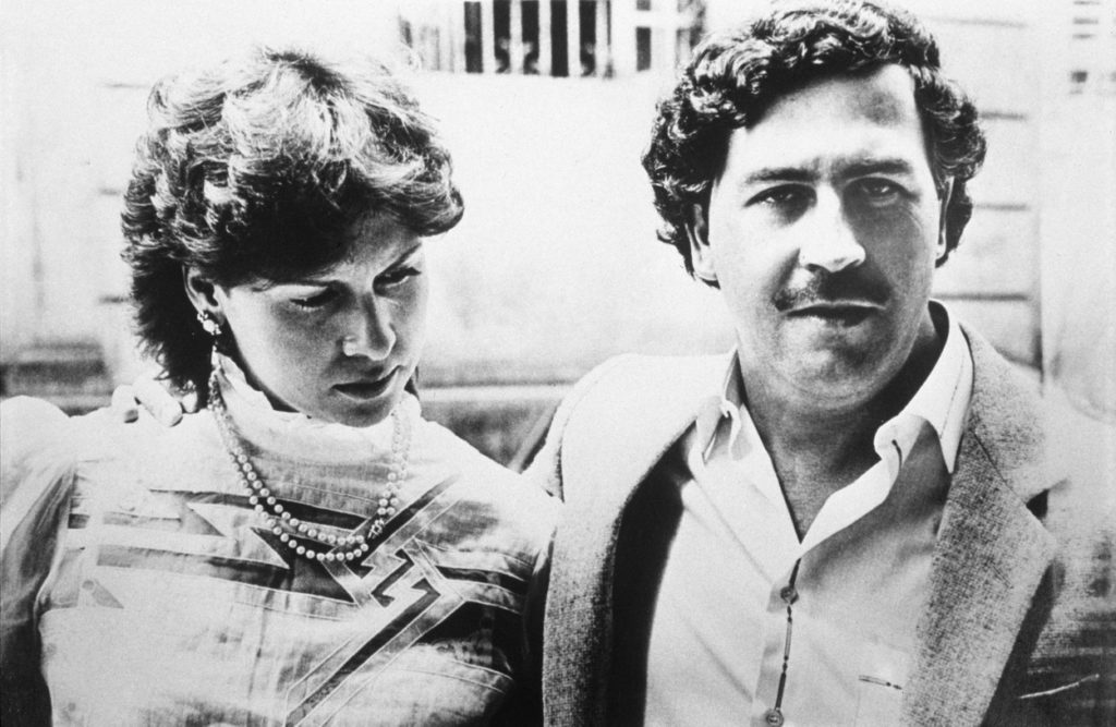 Pablo Escobar és felesége Victoria Eugenia 1983-ban (Fotó: Profimedia)