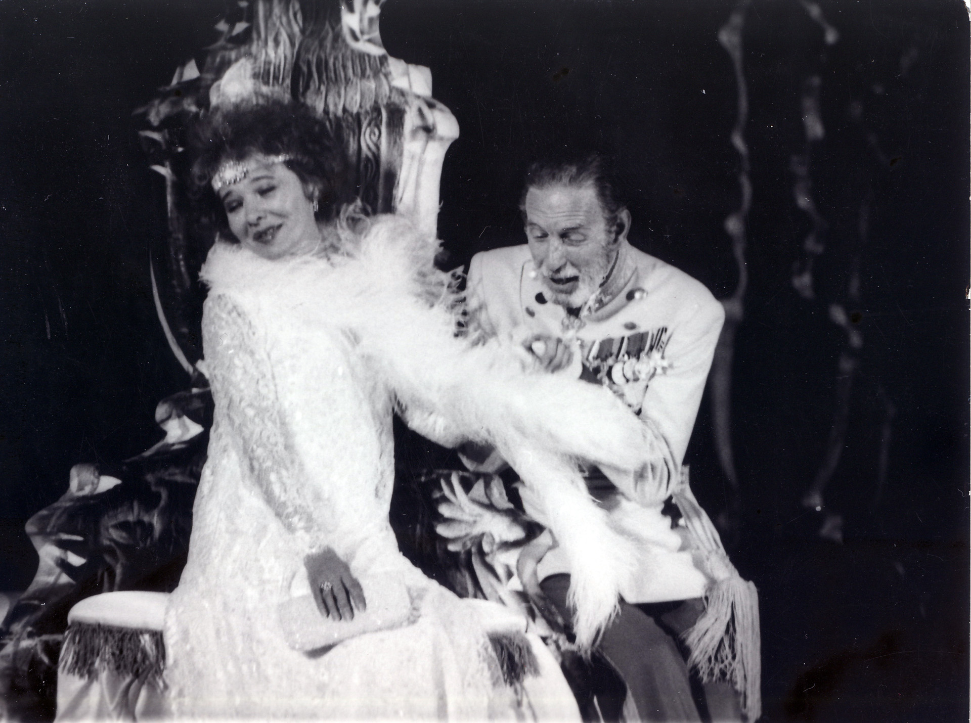 A Csárdáskirálynő című operett bemutatóján Budapesten, a Margitszigeti Szabadtéri Színpadon, 1985. (Fotó: Smag Archívum)