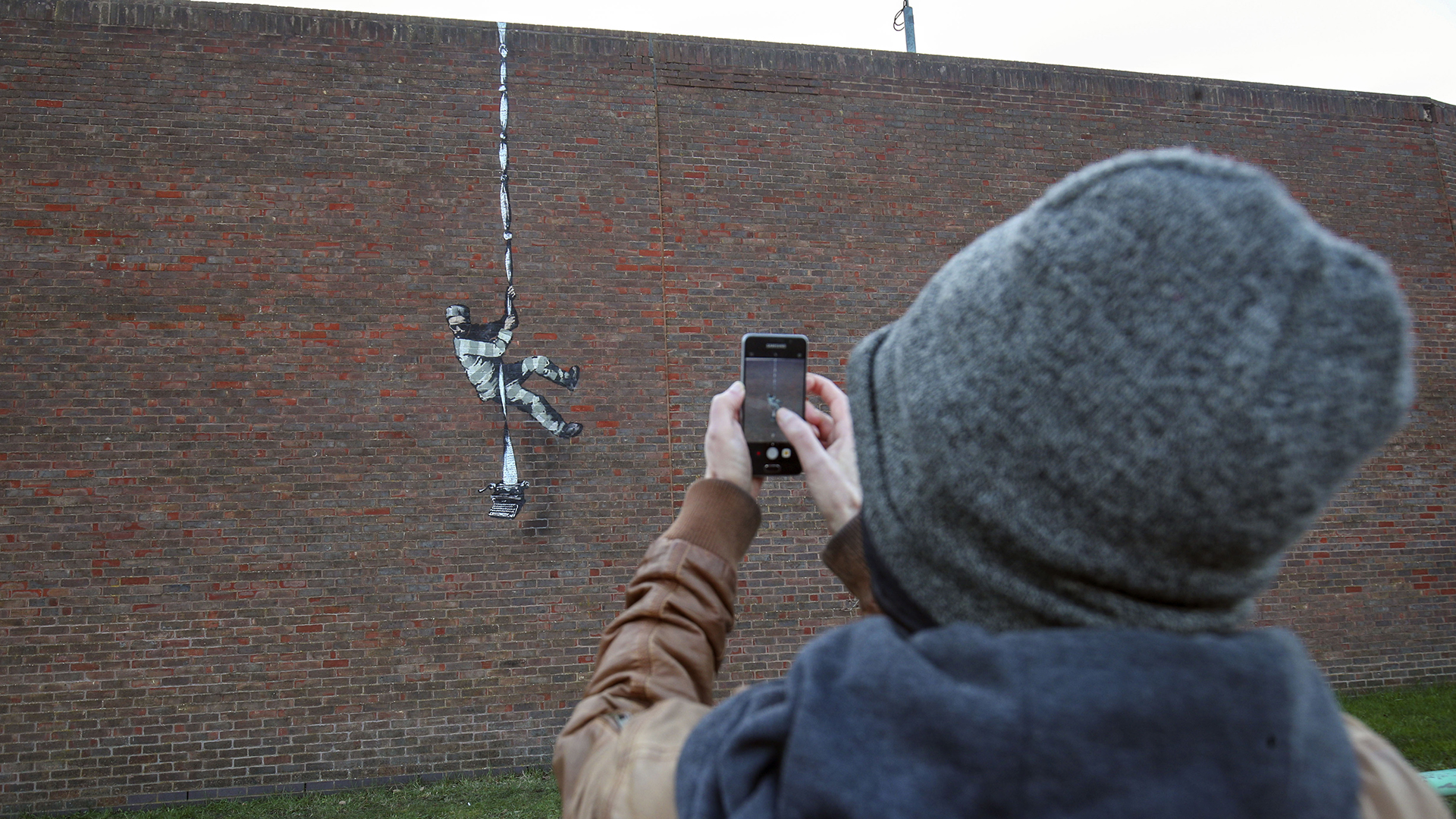 Banksy megmutatta, hogyan készült a legutóbbi műve