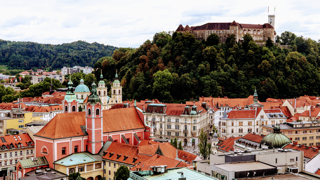 A főváros, Ljubljana látképe / Fotó: Unsplash / Greenvalley Picture