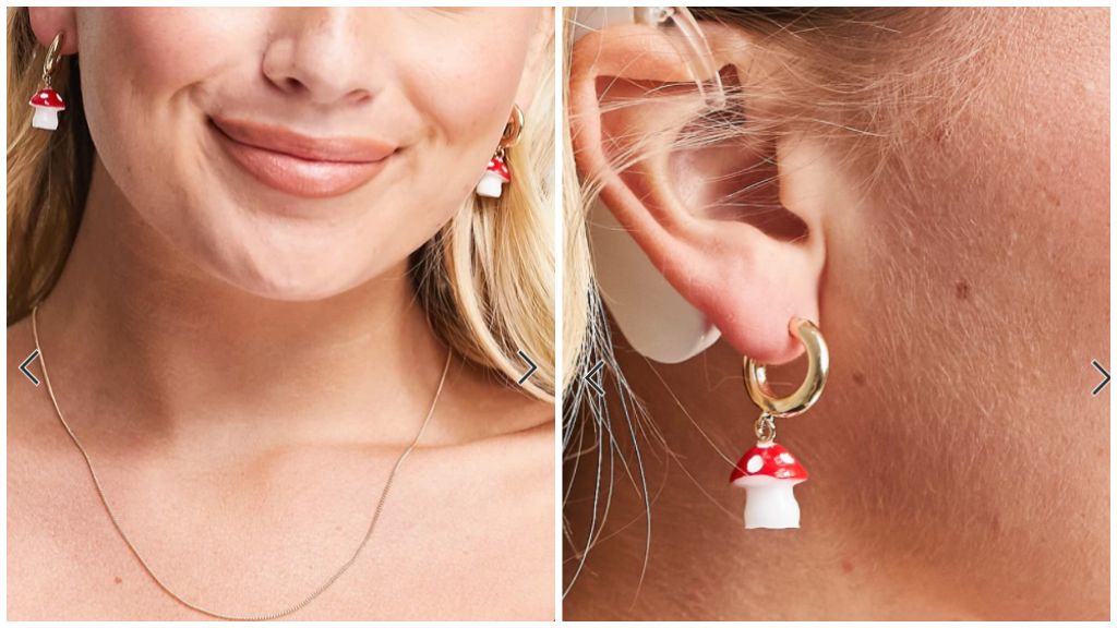 Hallókészülékes modell reklámozza az ASOS fülbevalóját, imádják a vásárlók