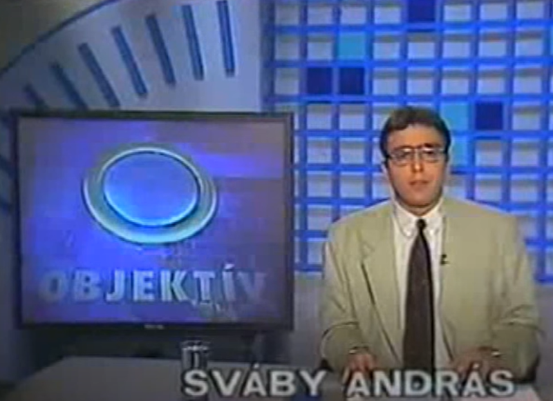 Sváby András az Objektívben 1996-ben 