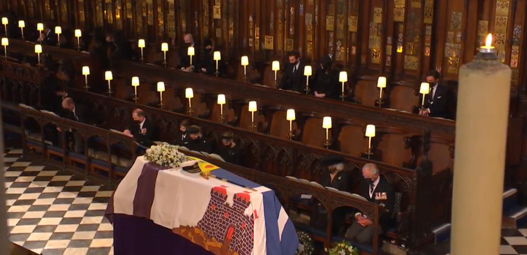 Fülöp herceg temetése
