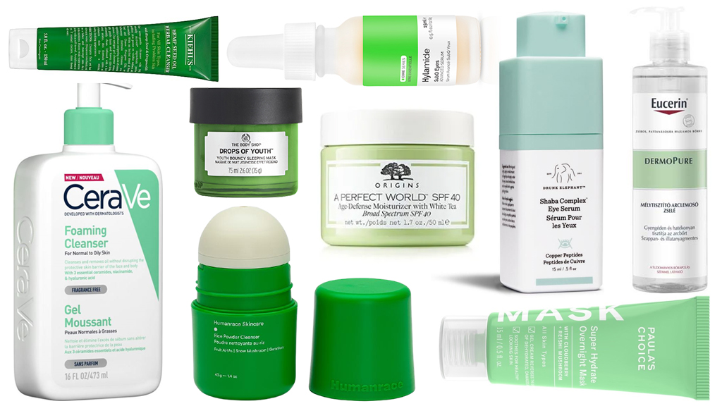 Zöld csomagolású kozmetikumok