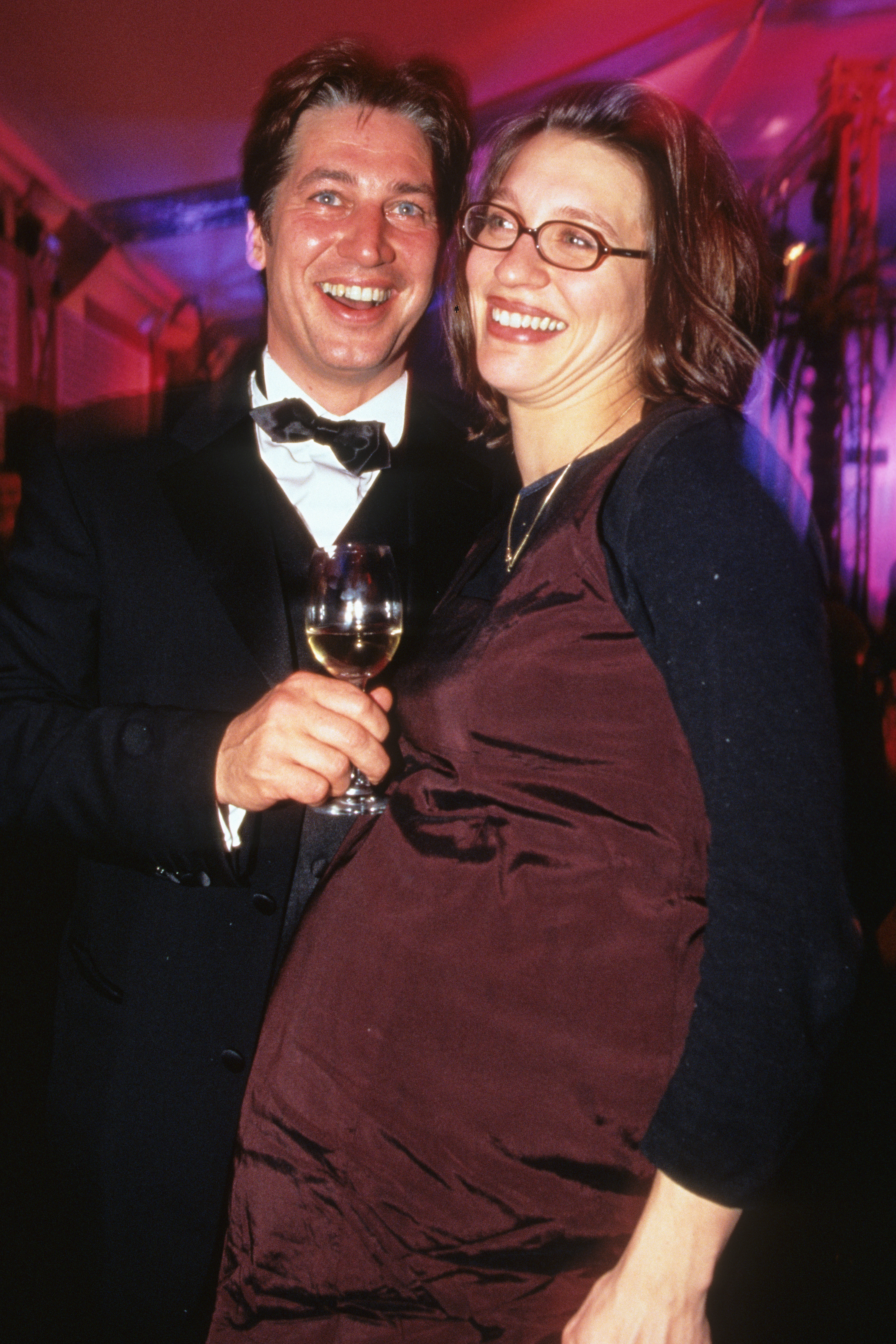 Tobias Moretti és felesége 2000-ben
