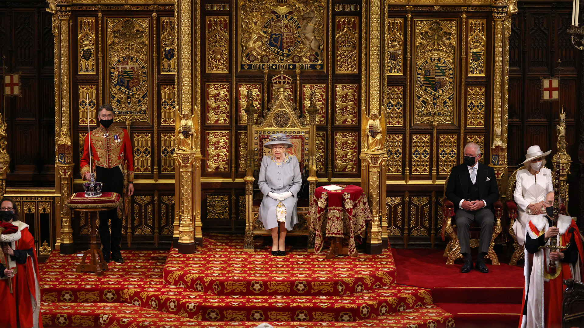 II. Erzsébet a parlament nyitónapján