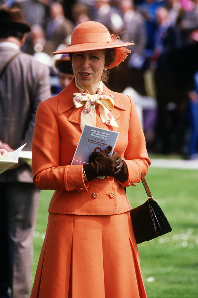 Anna hercegnő egy jótékonysági eseményen, 1985-ben
