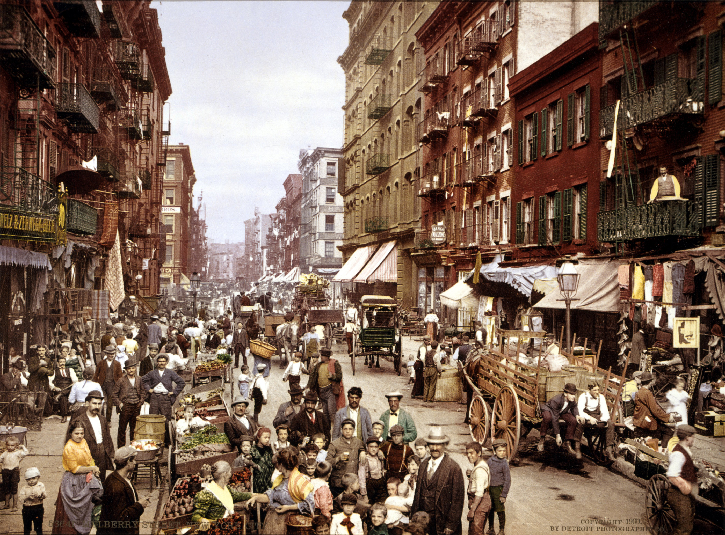 Manhattani utcakép a századforduló idejéből (fotó: Wikipedia)