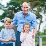 Vimos herceg és a két idősebbik gyereke, György herceg és Sarolta hercegnő a félmaraton versenyen Sandringham-ben a minap