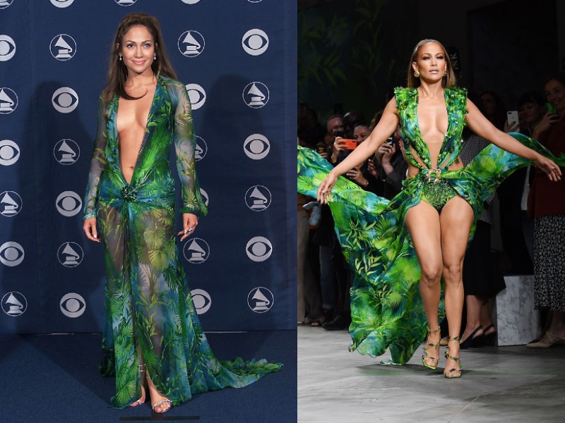 Jennifer Lopez Versace ruhája