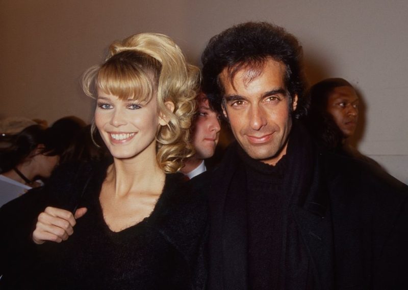 David Copperfield és Claudia Schiffer