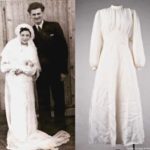 Német katona ejtőernyőjéből varrta menyasszonyi ruháját