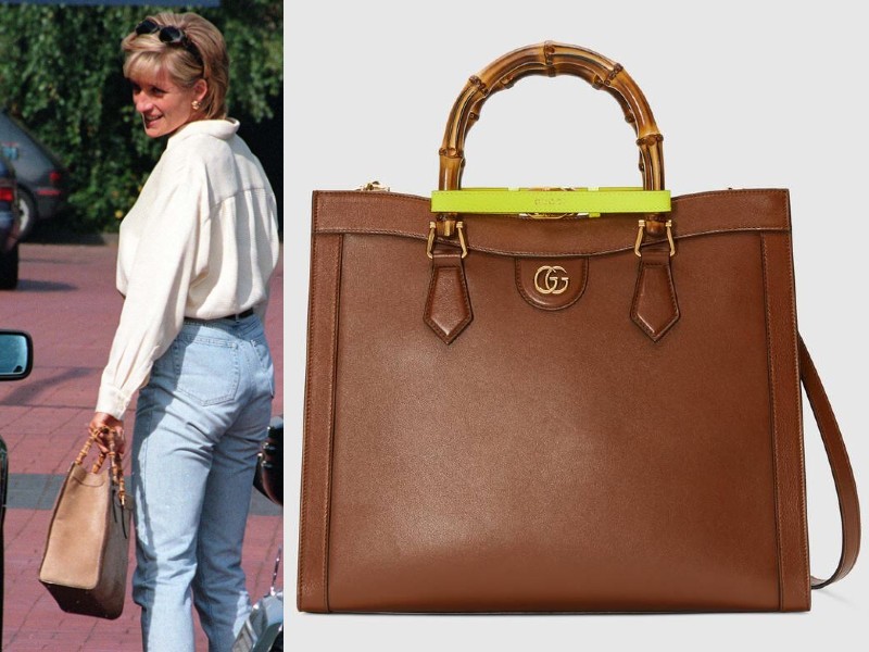 Diana hercegnő Gucci táskával