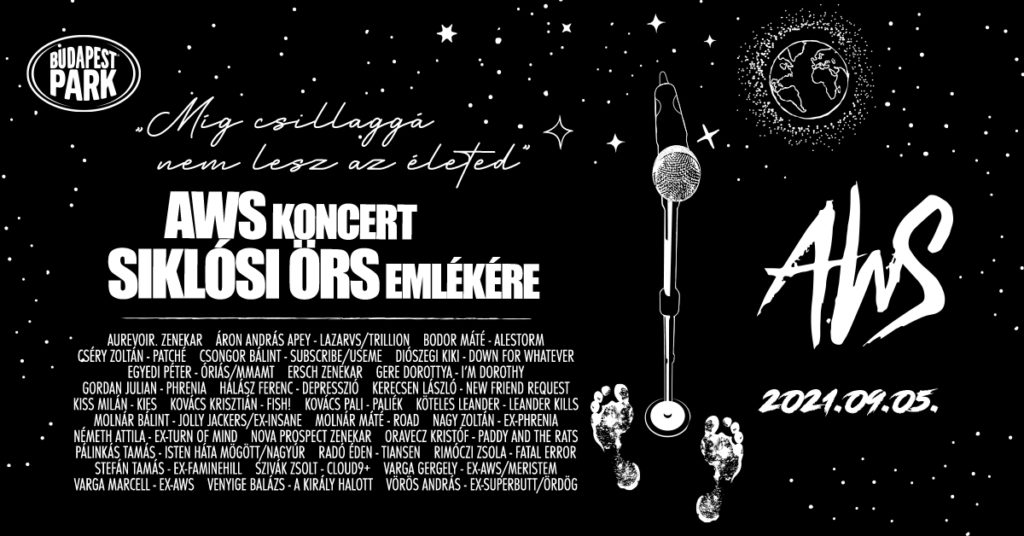 Az AWS koncertje Siklósi Örs emlékére