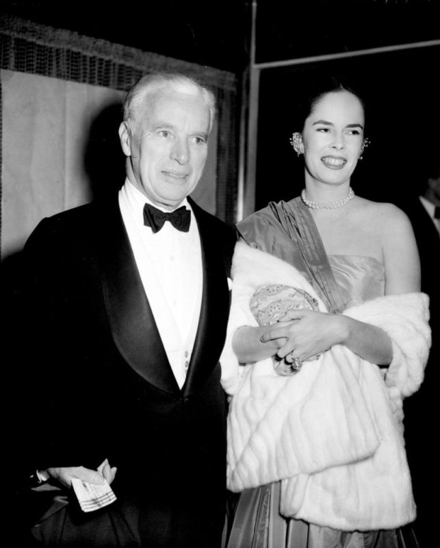Charlie Chaplin és felesége, Oona 