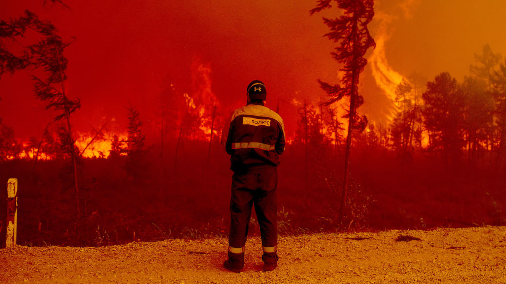 Irtózatos erdőtűz pusztít Oroszországban
