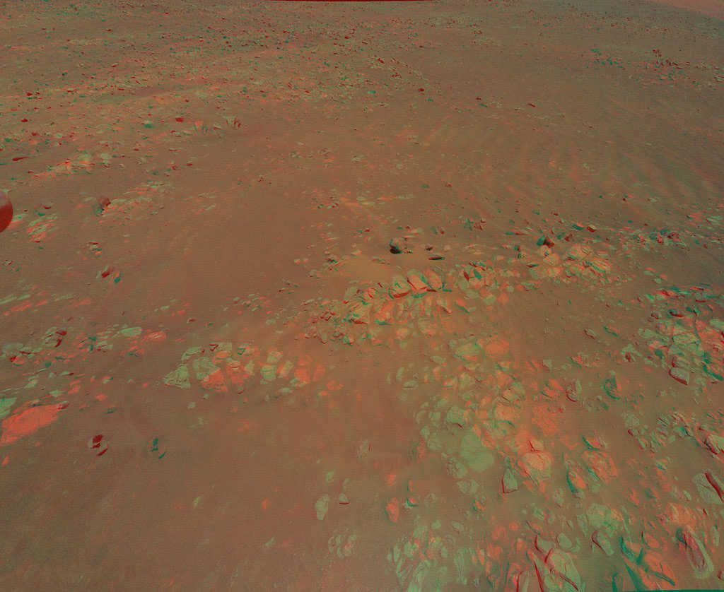 3D-s fotó érkezett a Marsról