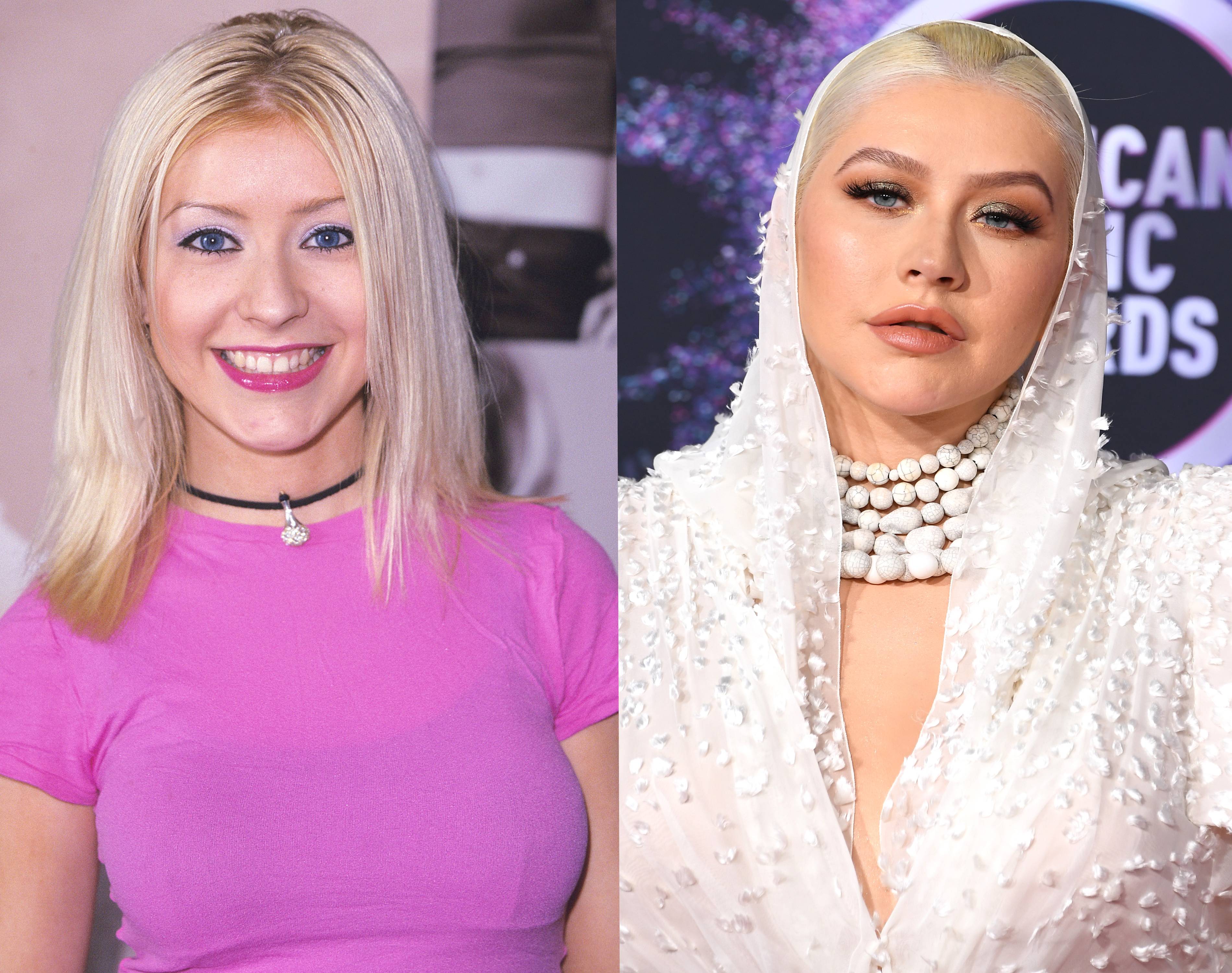 Christina Aguilera antes y ahora