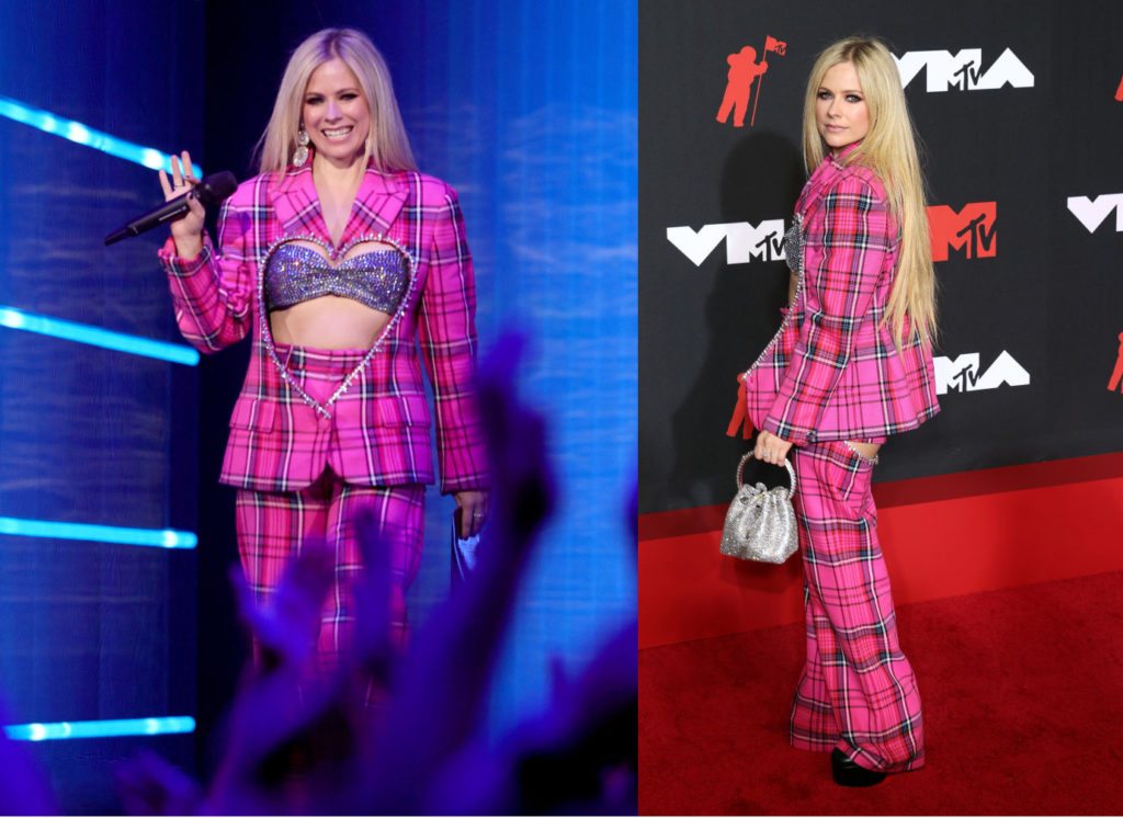 Avril Lavigne ebben a szettben érkezett az MTV VMA 2021-es díjátadójára