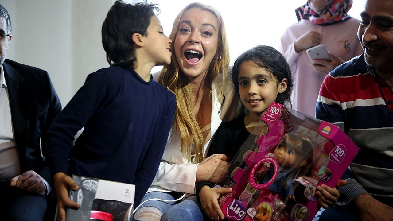 Lindsay Lohan egy szír családnál