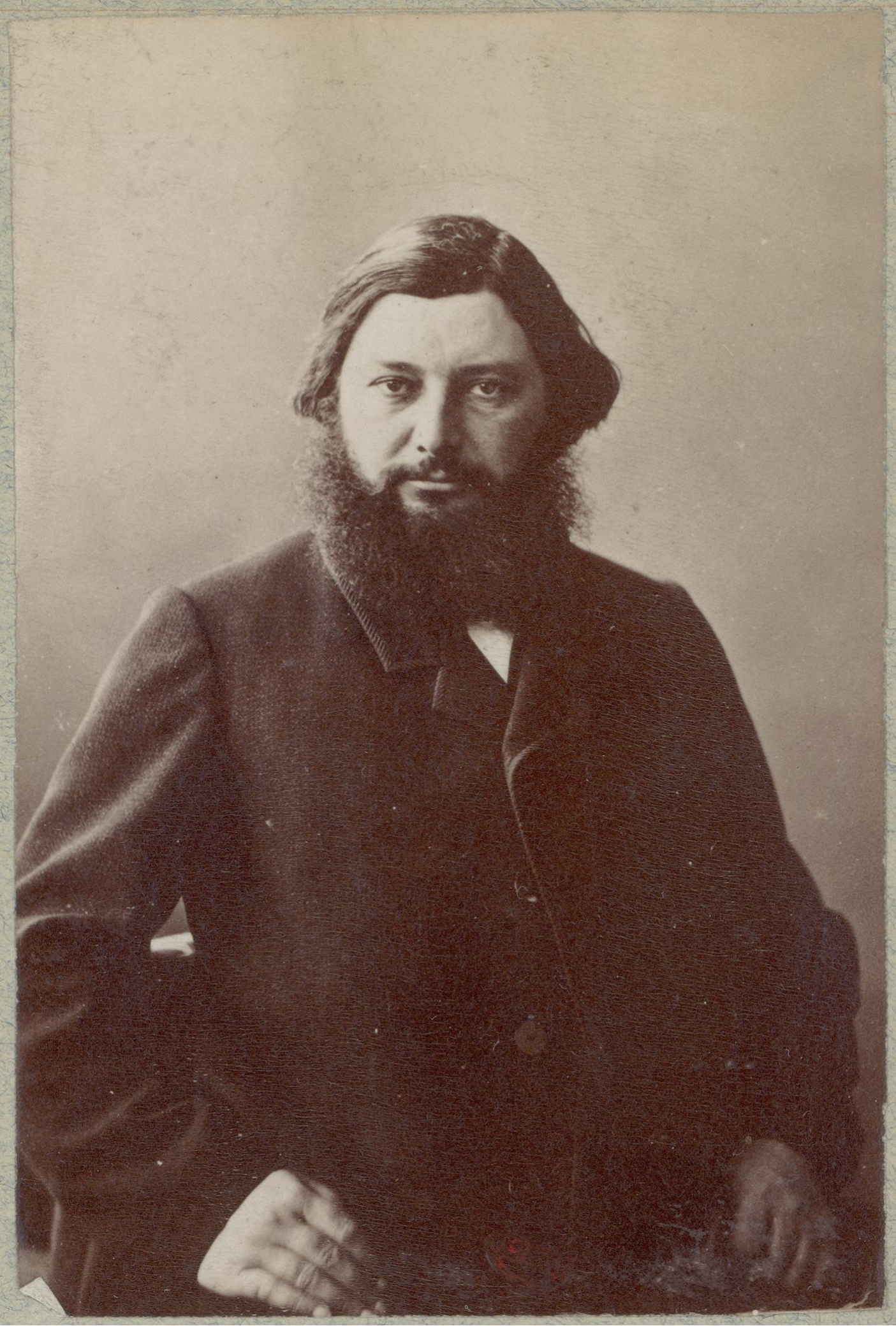 Gustave Courbet Nadar fotóján (forrás: Wikipedia)