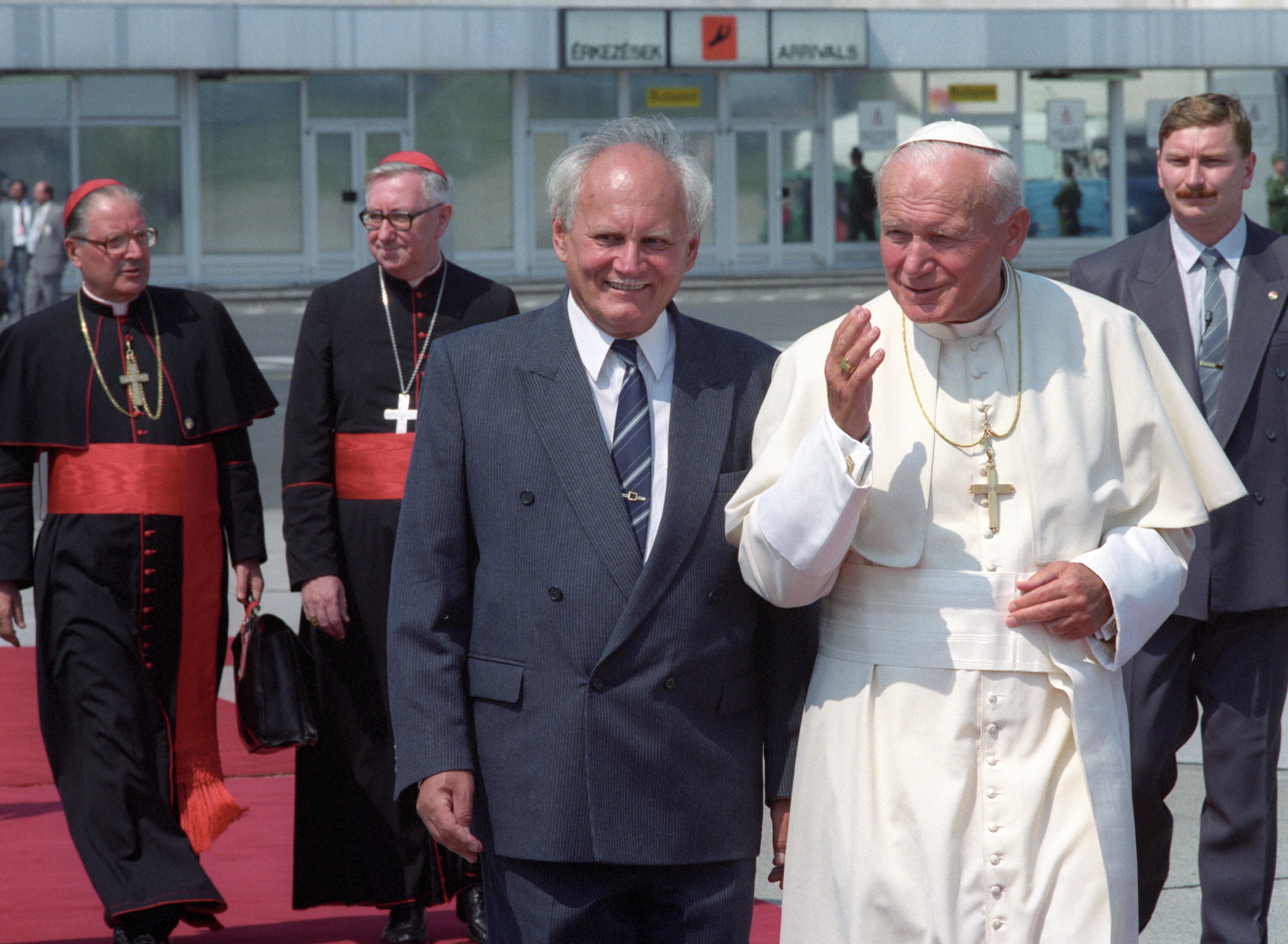 Göncz Árpád és a pápa