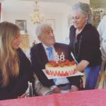 Jean-Paul Belmondo két lánya, Florence és Stella a sztár idei születésnapján
